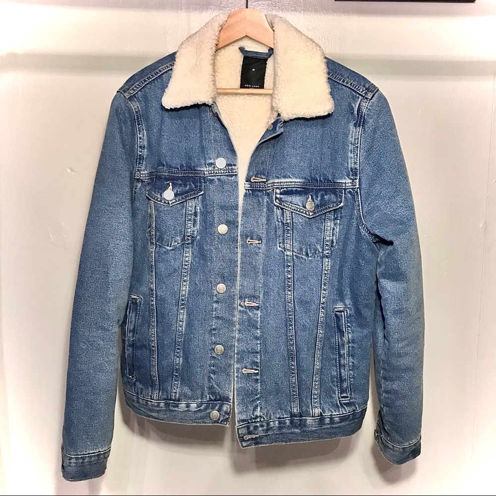 Shearling Denim Jacket